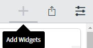 The add content button