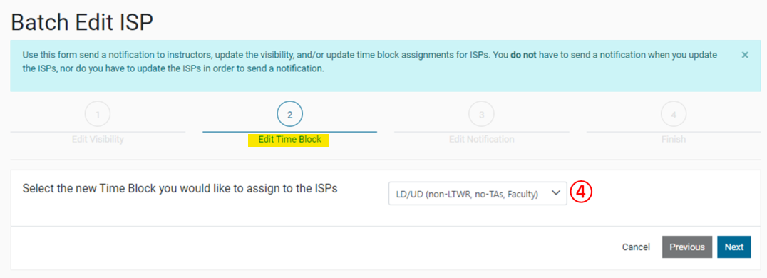 Batch Edit ISP page 
