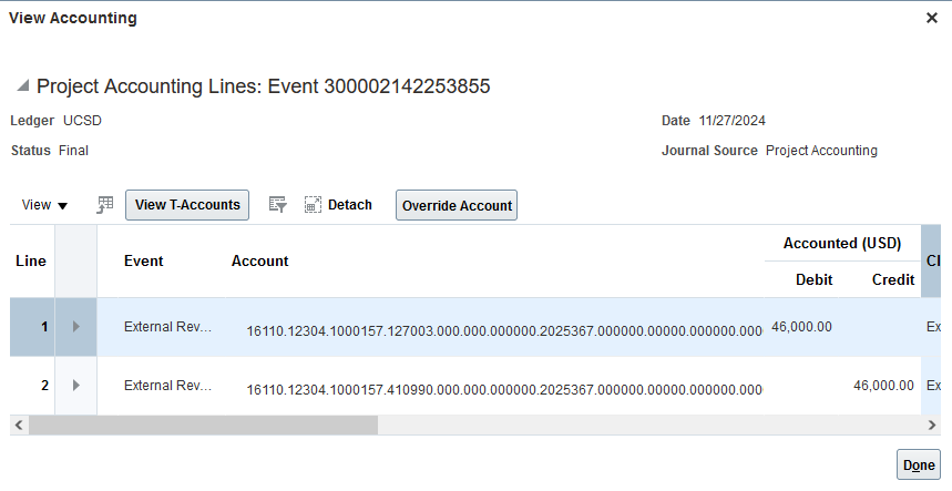 Case 2 Revenue recognized in PPM
