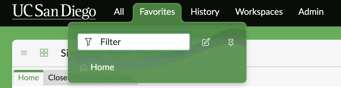 Screenshot: edit button indicated by pencil icon