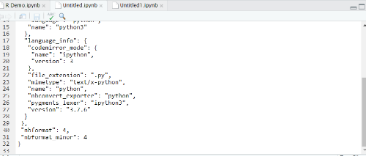File window tab 