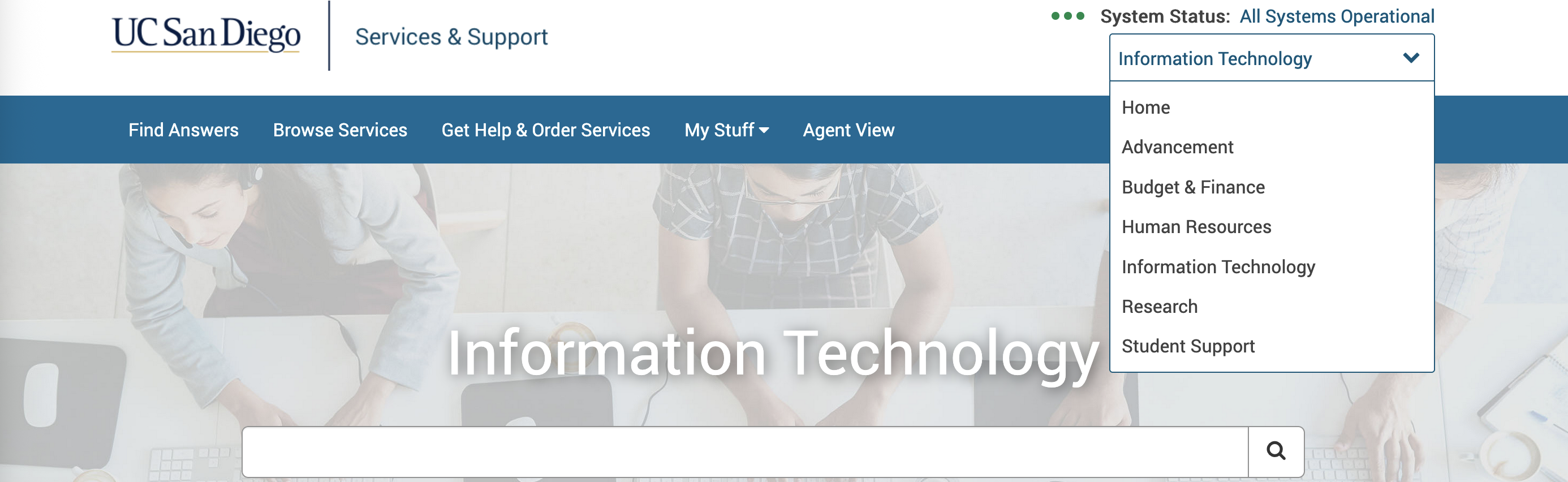 Listing of ServieNow Organizations