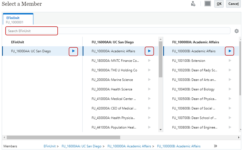 epbcs 7.1 finu selection part 1