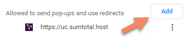 Screenshot of the "Add" button